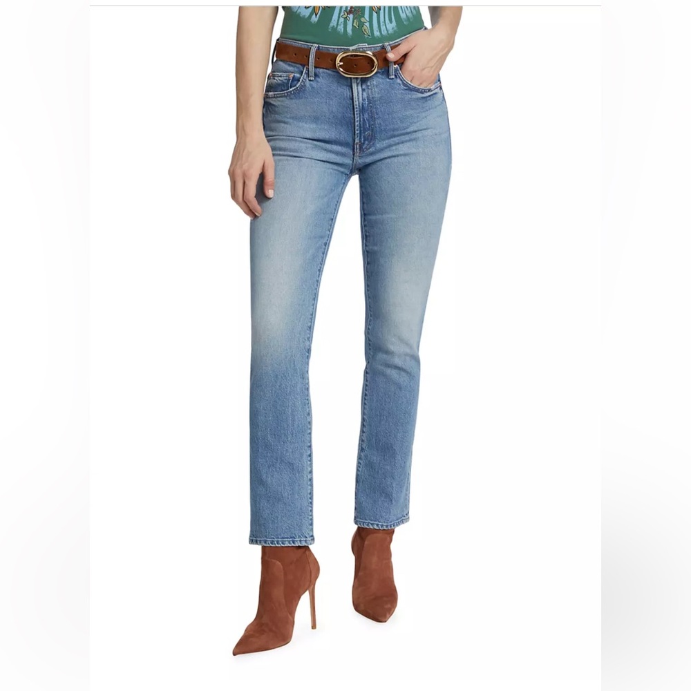 MOTHER THE INSIDER FLOOD MID RISE SKINNY JEANS